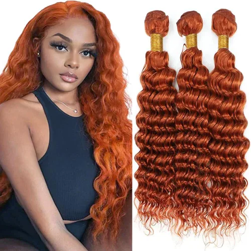 Vista 14 de Color 30 paquetes de cabello humano marrón onda del cuerpo paquetes 8 10 12 pulgadas brasileño virgen Remy extensiones de cabello humano doble trama