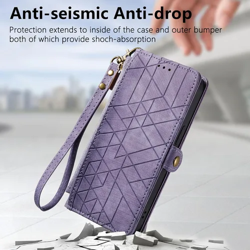 Vista 4 de Asuwish Funda para teléfono Motorola Edge + Plus 2022/Edge X30/30 Pro con protector de pantalla de vidrio templado y soporte para tarjetas