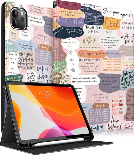 Vista 8 de Uppuppy Funda para iPad Air de 11 pulgadas (M2/M3), Air 5ª/4ª Generación 10.9, Pro 11'' Funda Linda para Niños Mujeres Niñas Folio Sol Luna Soporte