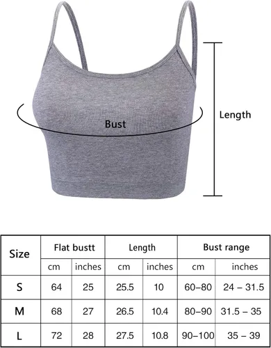 Vista 3 de 8 piezas Crop Cami Top para las mujeres correa de espagueti sin mangas camiseta Racerback Tops para deportes Yoga Día de San Valentín