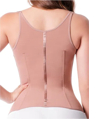 Vista 2 de Sonryse O24ZL Fajas Colombianas Reductoras y Moldeadoras Chaleco de Compresión Shaper Tummy Tuck Faja para Mujer