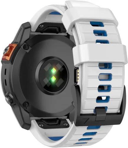 Vista 15 de Compatible con Fenix 7X Band, correa de reloj de silicona de fácil ajuste de 1.024 in para Garmin Fenix 5X/5X Plus/6X/6X Pro/7X Pro/3/3 HR