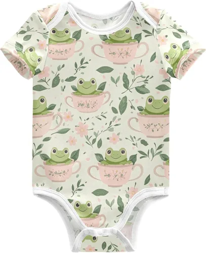 Vista 18 de vvfelixl Body para bebé niña Llama Alpaca Cactus Manga Corta Algodón Ropa de Bebé Para Niñas 0-24 Meses Negro Multi10