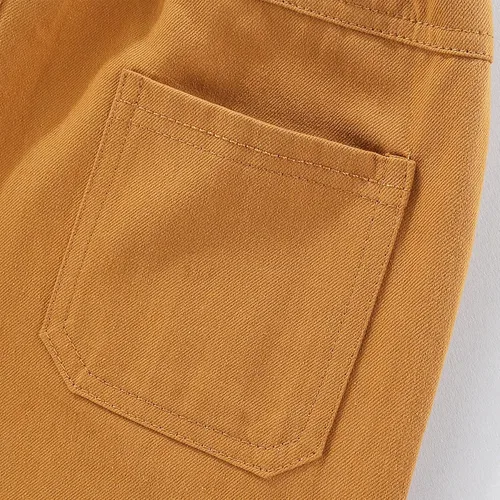 Vista 4 de Bumeex Pantalones cortos de algodón para bebé, paquete de 2