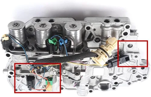 Vista 3 de Arnés de cuerpo de válvula de transmisión 4F27E FN4A-EL compatible con Fo-rd FOCU-S C-MAX Fie-sta 2008-2013