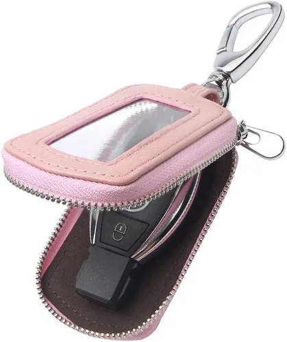 Vista 7 de Funda Universal Premium para Llavero de Coche de Cuero Genuino Portador de Llavero Inteligente de Coche para Llavero Remoto
