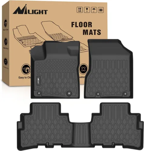 Vista 17 de Nilight Alfombrillas TPE para Nissan Altima 2007 2008 2009 2010 2011 2012 para todo tipo de clima, ajuste personalizado, forros de piso resistentes