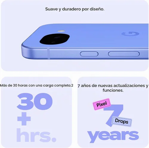 Vista 2 de Google Pixel 10a - Batería de más de 30 horas, entrenador de cámara, Gemini Baya