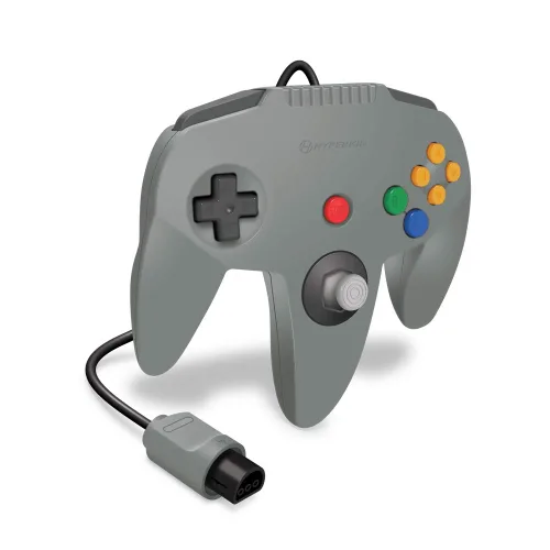 Vista 3 de Hyperkin - "Captain Premium Controller for Nintendo N64 (Gray) - Retro Original style USB Controller