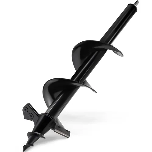 Vista 8 de Broca de taladro para plantar – 4 x 24 pulgadas de alta resistencia para taladro para valla, taladro hexagonal de 1/2 pulgada