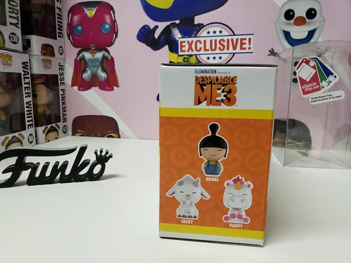 Vista 3 de Funko Dorbz: Despicable Me 3 - Figura de vinilo de 3 pulgadas, esponjosa, Agnes y Lucky
