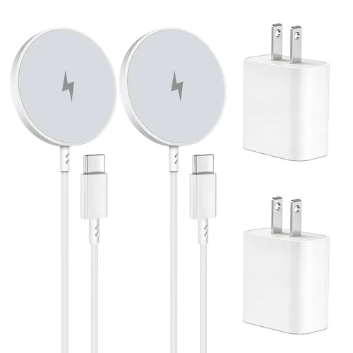 Vista 11 de Cargador inalámbrico para iPhone, 15 W rápido Apple Mag-Safe cargador magnético de carga para iPhone 17Pro Max/16 Pro Max/16Pro/16/iPhone 15Pro