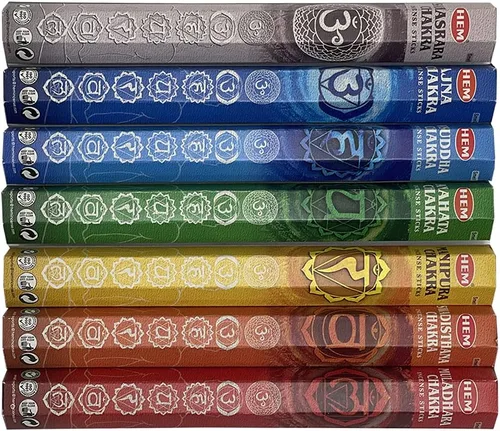 Vista 4 de Surtido listo para usar - Paquete de regalo hexagonal de 7 Chakras de TRUMIRI