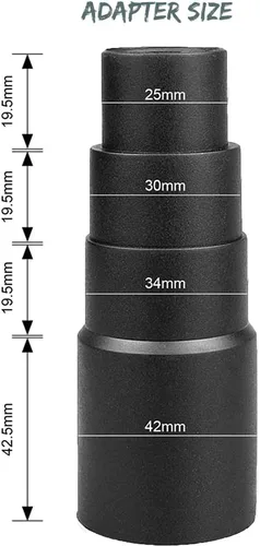 Vista 4 de Accesorios de vacío, kit de herramientas de limpieza al vacío de 1 1/4 pulgadas para accesorios de aspiradora de tienda con varitas de extensión