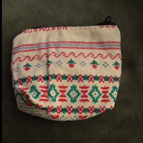 Vista 5 de Polytree, monedero de lona estampada con cierre, Adorable, talla única