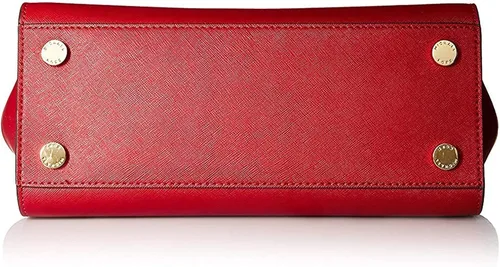 Vista 4 de MICHAEL Michael Kors Selma Medium TZ Satchel para mujer, rojo, talla única