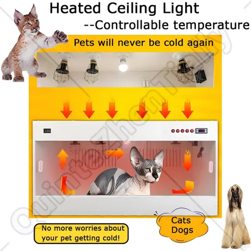 Vista 2 de Pet Incubator Box Large Pet Brooder Nursery,Newborn Puppy Breeding Box,Cat Brooders Incubators,Intelligent Constant Temperature Animal Brooding Box