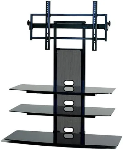 Vista 3 de TransDeco Soporte de TV LCD con soporte universal para televisor LED/LCD de 35 a 65 pulgadas