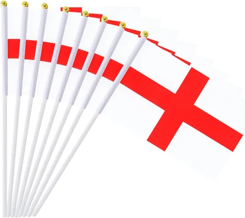 Vista 12 de Bandera de Australia Bandera Australiana, Pequeña Mini Bandera de Australia de Mano con Palo, Ideal para Fiestas, Desfiles, Eventos Deportivos