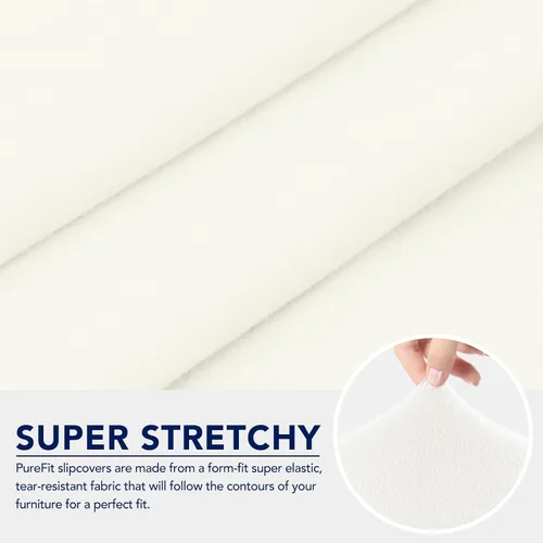 Vista 5 de PureFit 100% Fundas de sofá impermeables dobles para sofás y sillones - Fundas de sofá elásticas antideslizantes de forro polar lavables, protector