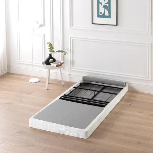 Vista 8 de Base somier para colchón perfil plegable bajo de 4 pulgadas Zinus, Acero