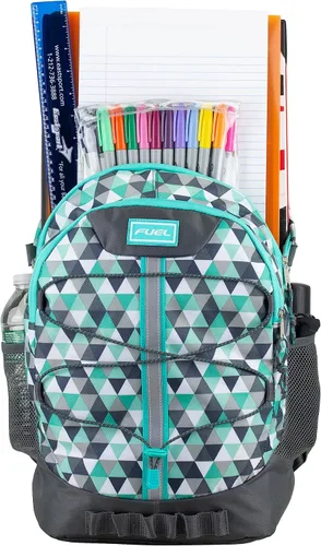 Vista 6 de FUEL Mochila de senderismo para mujeres y hombres, Terra Sport, viajes, universidad, gimnasio, trabajo con funda para laptop, Bungee, 18 pulgadas