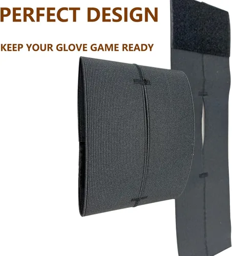 Vista 4 de Correa para guantes de sóftbol y béisbol, envoltura para guantes de béisbol, accesorios de béisbol, banda envolvente para guantes de béisbol, kit