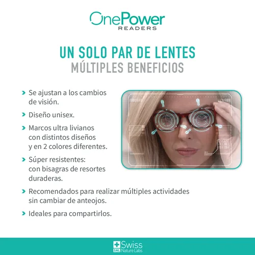 Vista 3 de One Power Readers Lentes Multifoco x 3