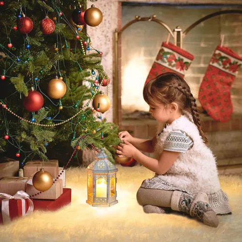 Vista 7 de Falda de árbol de Navidad de 30 pulgadas, falda de árbol de Navidad blanca de piel sintética, decoración de árbol de Navidad, tapete de felpa