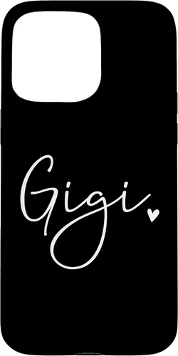 Vista 31 de Gigi Heart Graphic Grandma - Carcasa para iPhone 16