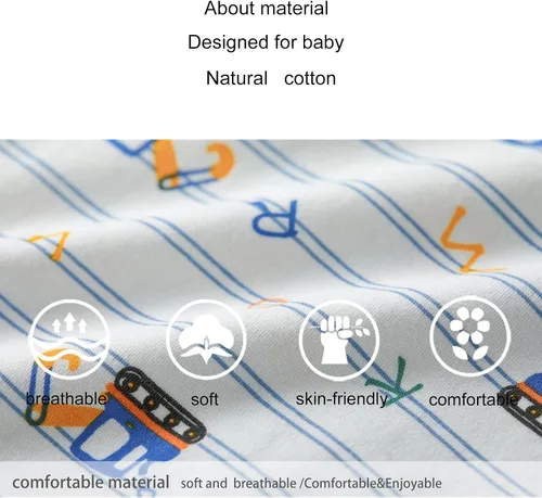 Vista 71 de pureborn Mameluco de algodón súper suave para bebés niños y niñas de 0 a 24 meses