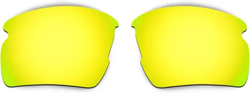 Vista 5 de Lentes de repuesto para hombre Oakley Flak 2.0 XL Gafas de sol transparentes polarizadas 24K dorado