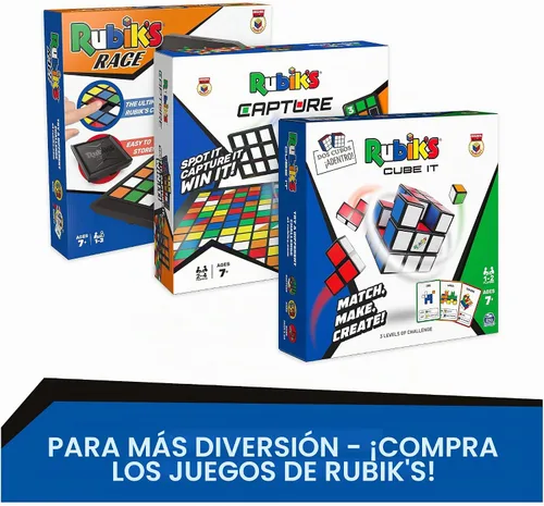 Vista 7 de Rubik's Cubo, paquete de trío de azulejos de 2 x 2, mini cubo 3x3, maestro de 4 x 4, rompecabezas para resolver problemas, rompecabezas clásico a