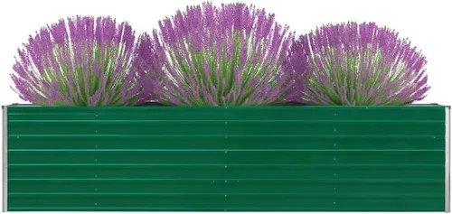 Vista 9 de Cama elevada de jardín, maceta elevada, maceta elevada, caja de jardín, macetero, maceta de hierbas, para patio trasero, patio para cultivar