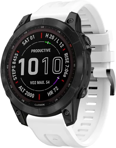 Vista 14 de REYDA Correa de silicona compatible con Garmin Fenix 7/7 Pro/6/6 Pro/5/5 Plus, 0.866 pulgadas de ajuste rápido, correa de silicona deportiva