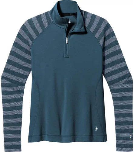 Vista 3 de Smartwool Merino 250 - Capa base con cremallera de 14 para mujer, 100% lana merino
