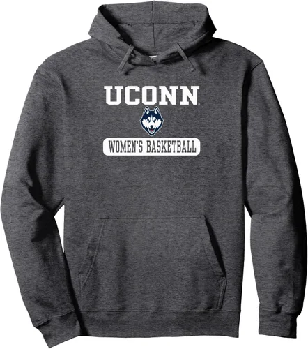 Vista 3 de Connecticut Huskies - Sudadera con capucha para mujer con licencia oficial, Azul
