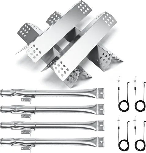 Vista 10 de Hisencn Piezas de repuesto de parrilla de acero inoxidable 304 para Nexgrill 720-0830H, 720-0888, 720-0888N, quemador de parrilla, placas de calor