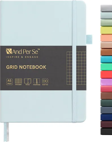 Vista 72 de ⩓ Per Se Cuaderno de Diario con Líneas (3 Paquetes), 160 Páginas Papel Grueso 100GSM, A5 Tapa Dura Cuadernos con Rayas Universitarias para Escribir