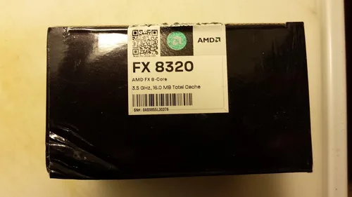Vista 2 de AMD, FD8320FRHKBOX FX-8320 FX-Series. Procesador edición Black con 8 núcleos, Negro con azul neón