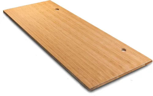 Vista 11 de Mesa de escritorio de bambú 100% sólido de 48 x 27.5 x 1 pulgadas, solo para escritorio de pie, escritorio de oficina en casa (ángulo derecho)