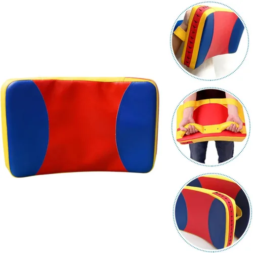 Vista 3 de Toddmomy Kickboxing Taekwondo Kick Protector de cuero Protector de zócalo de boxeo de boxeo de pared Kick Pad Kicking Strike Shield Pad Protector