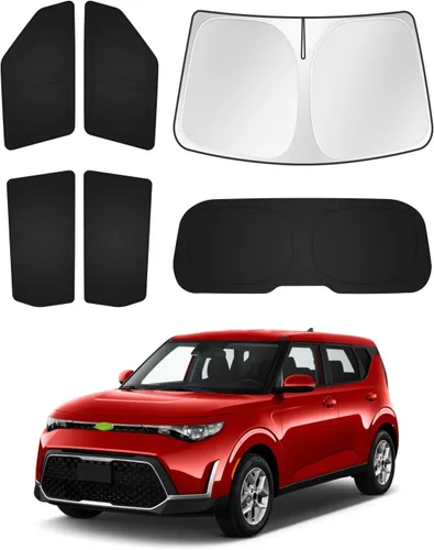 Vista 131 de Canvcle Parasol para parabrisas para Tesla modelo Y/3 2017-2025 2026 (compatible con modelos 2025 Y Juniper/2024 Modelo 3 Highland), parasol grueso