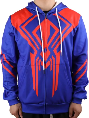 Vista 2 de Rulercosplay Sudadera con capucha de dibujos animados de anime, impresión digital, moda con cremallera para hombre, mujer