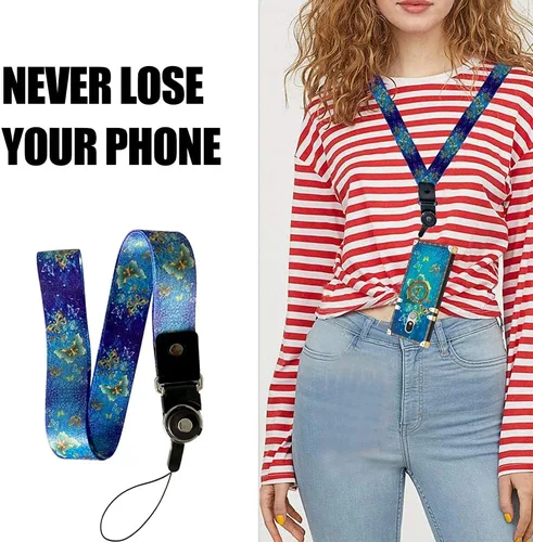 Vista 5 de nancheng Funda cuadrada para LG Stylo 5: Funda de teléfono con patrón de moda para niñas y mujeres con correa de soporte de anillo Funda protectora