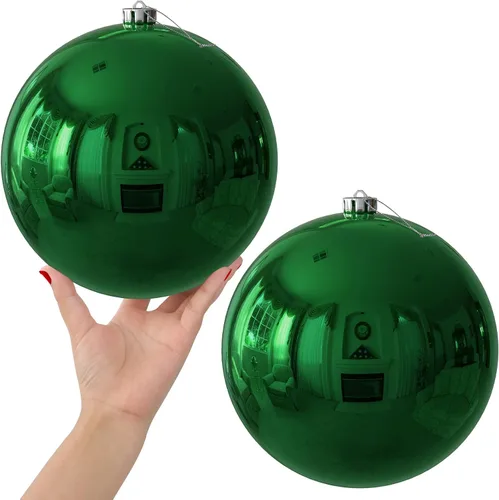 Vista 35 de Esferas pequeñas de bronce de 1.6 pulgadas para decoración del árbol de Navidad, adornos inastillables para cumpleaños, Halloween, vacaciones, boda