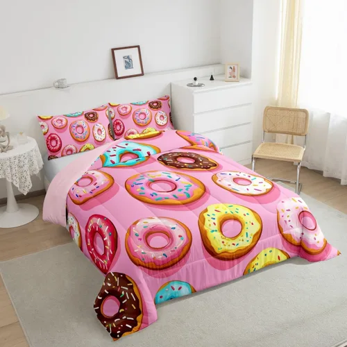 Vista 191 de Erosebridal Juego de edredón de hojas de cannabis, juego de ropa de cama de marihuana con estampado colorido de plantas, decoración bohemia de 2