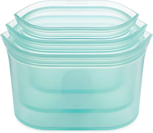 Vista 46 de Zip Top - Contenedores reutilizables de silicón 100 % platino