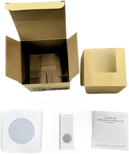 Vista 6 de Security2020 WC180 - Timbre de puerta inalámbrico con luz estroboscópica intermitente