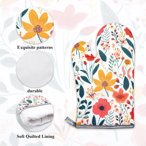 Vista 4 de 13 piezas de accesorios de cocina The Pioneer Woman incluyen 5 lindas cucharas de madera y 2 guantes de cocina Pioneer Woman y 2 soportes